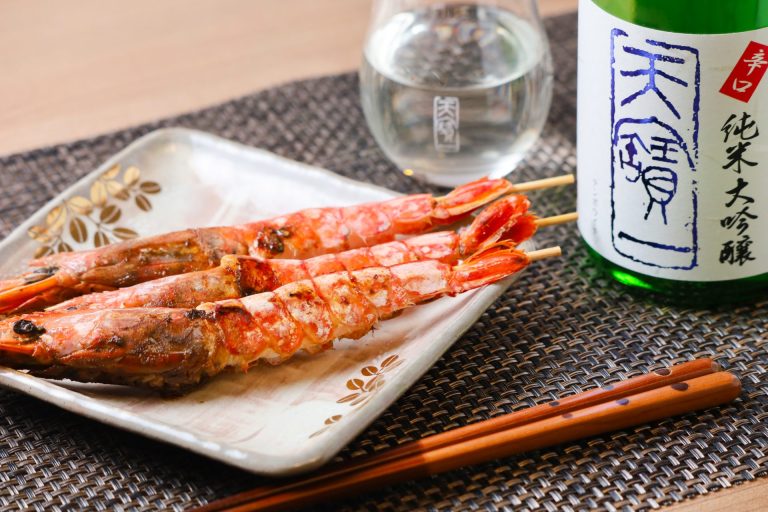 海老の塩焼き × 辛口純米大吟醸