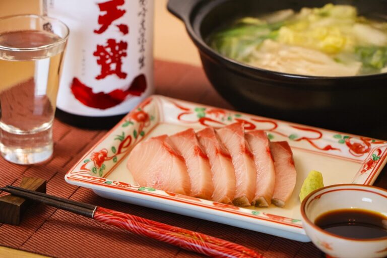 鰤しゃぶ × 純吟直汲み生