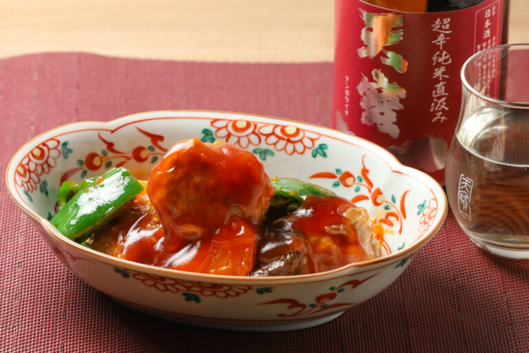 超辛純米 直汲み × 酢豚