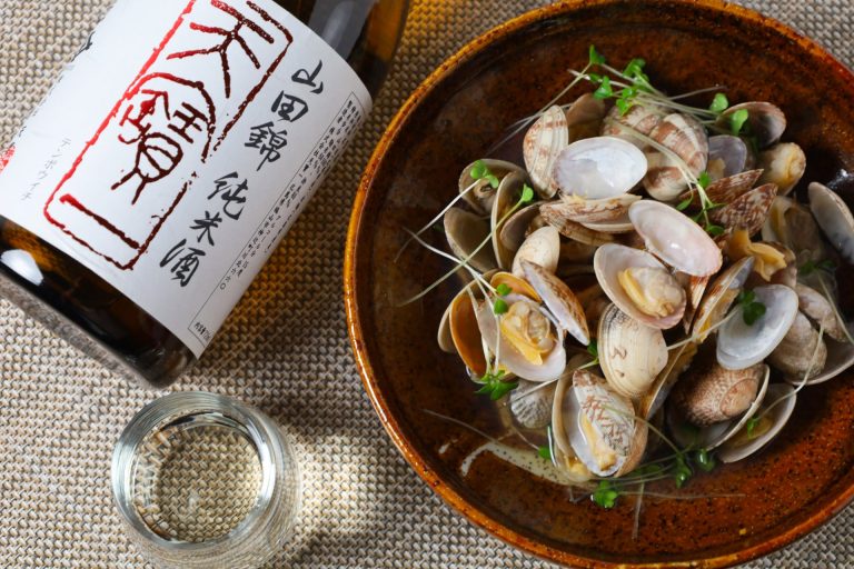 あさりの酒蒸し × 山田錦純米酒
