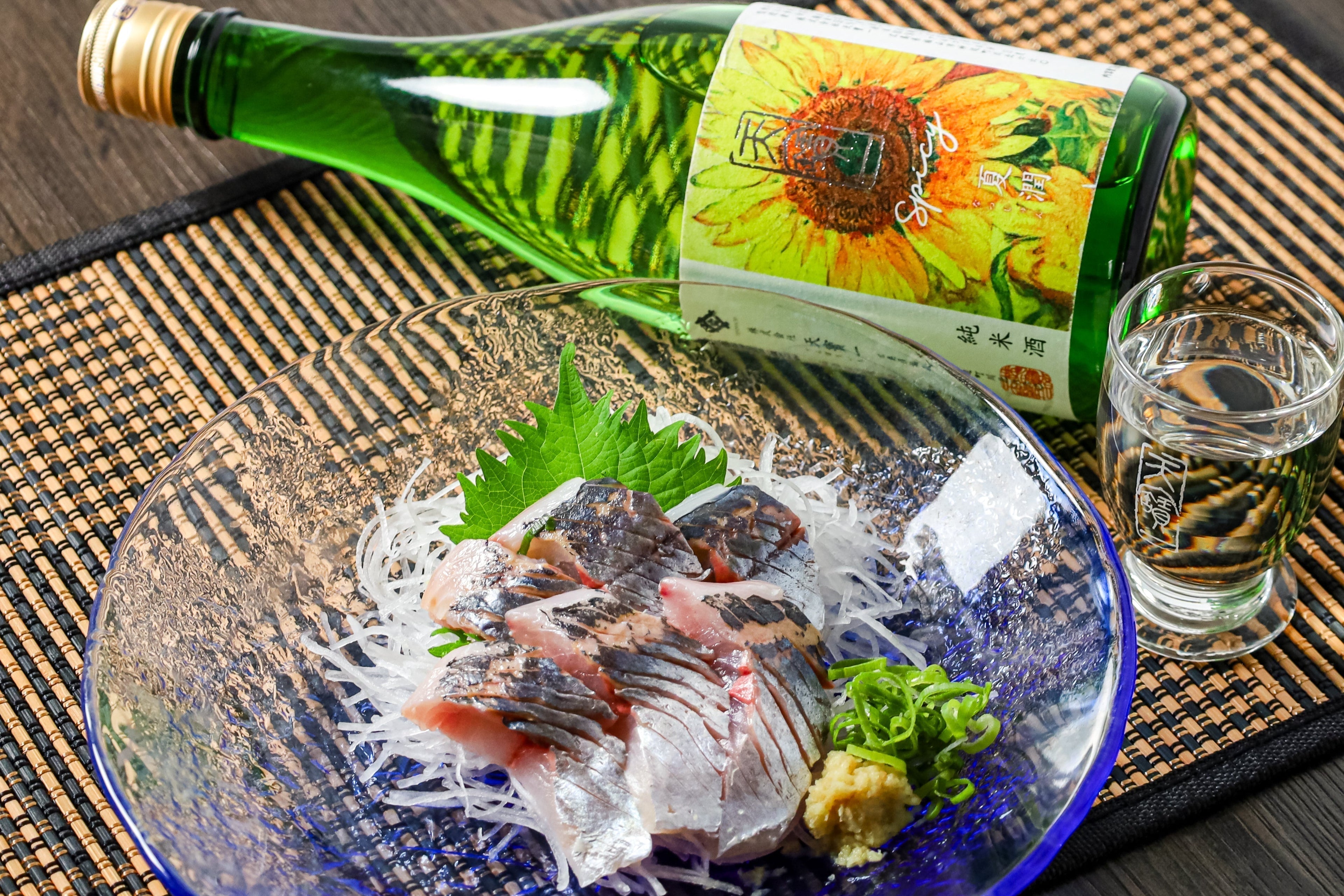 真あじの刺身 × 天寶一 SPICY 夏潤